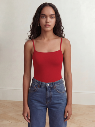STRAPPY TANK | Red
